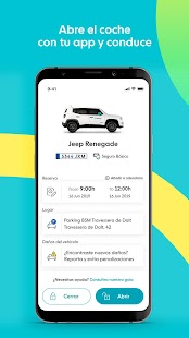 Ubeeqo Carsharing App Screenshot