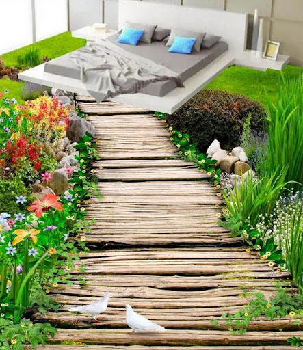 Android application Unique 3D Floor Decor screenshort