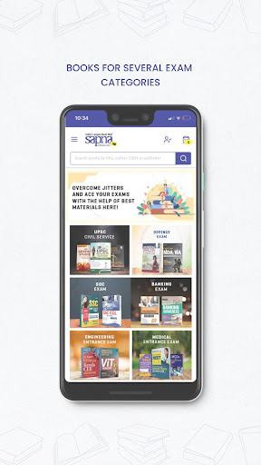 Android application SapnaOnline - Books, Education screenshort