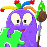 Coloring Pages and Puzzles Kid icon