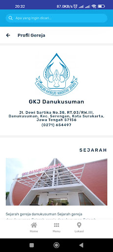 MyGereja GKJ Danukusuman Screen 3