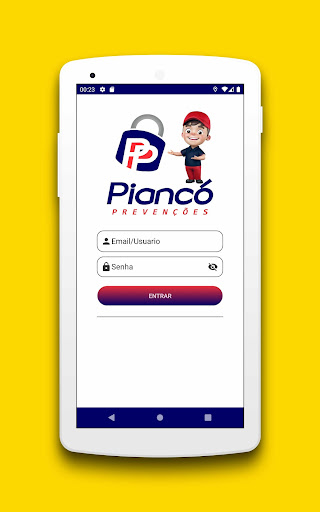 Android application Piancó Prevenções screenshort