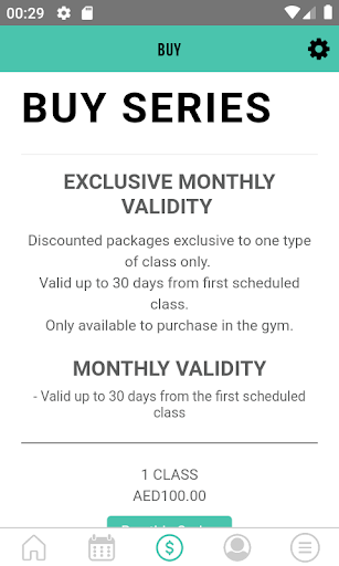 RISING GYM Screen 3