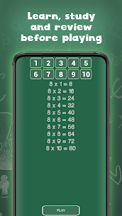 Multiplication tables for kids 10