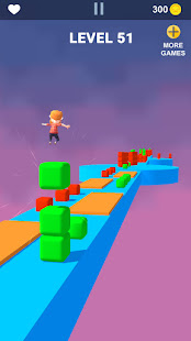 Cube Stacker Surfer 3D - Run Free Cube Jumper Game Varies with device screenshots 3