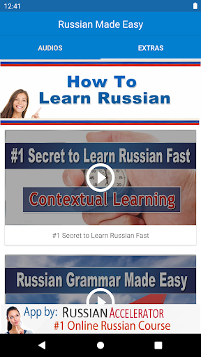 Russian Made Easy Screen 2