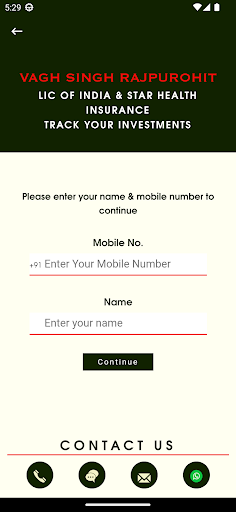 Android application Vagh Singh Rajpurohit (LIC) screenshort