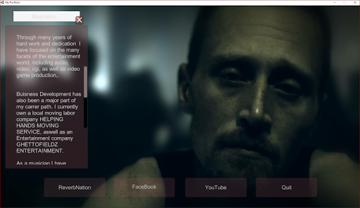 Portfolio(Aaron Kelly Hulse) Screen 2