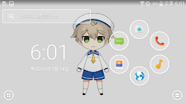 screenshot of Anime Live2D Wallpaper
