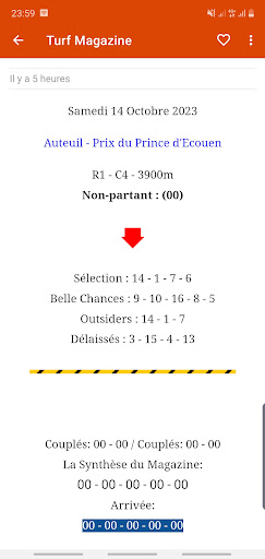 Quinte Pronostic screenshot 2