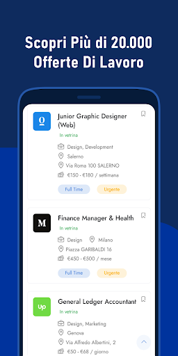 Android application LAVOROTRE screenshort