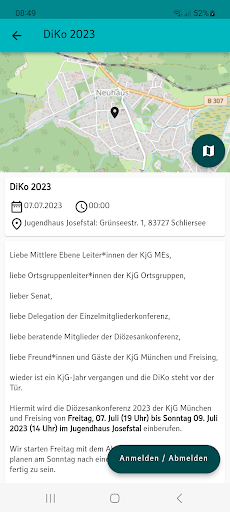 KjG App Screen 3