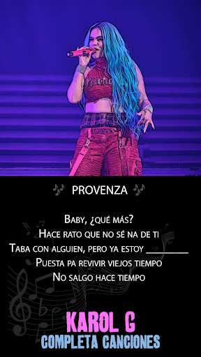 Android application Karol G - Complete Songs screenshort