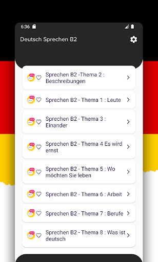 Deutsch Sprechen B2 Screen 2