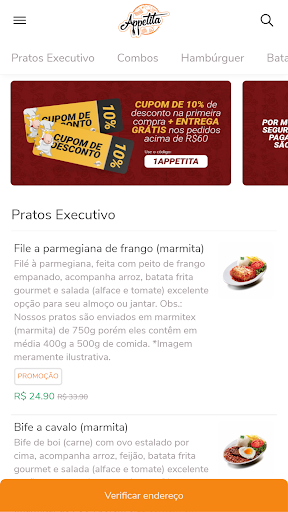 Android application Appetita screenshort
