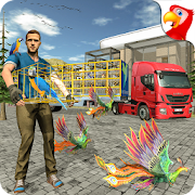 Birds Transport Truck Simulator -Cage Truck Driver