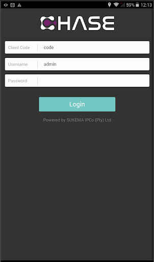 Android application Mobile Chase screenshort