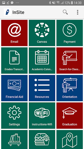 Android application InSite for CCC, DVC and LMC screenshort