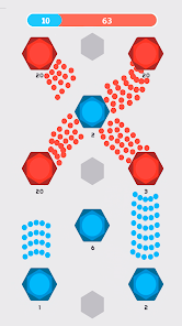 Clash of Dots — batalhas 1x1 capturas de pantalla