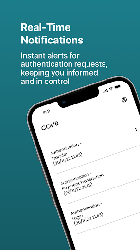 Covr Authenticator Screen 2