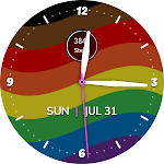 screenshot of Pride Time™ Wear OS Watch Face