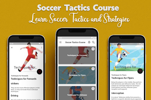 Android application Soccer Tactics Course screenshort