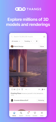 Android application Thangs screenshort