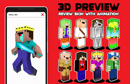 3D Skins Editor for Minecraft – Apps on Google Play