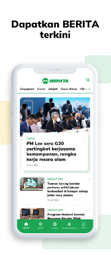 Android application BERITA Mediacorp screenshort