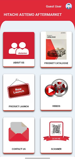 Android application Hitachi Astemo IAM Catalogue screenshort