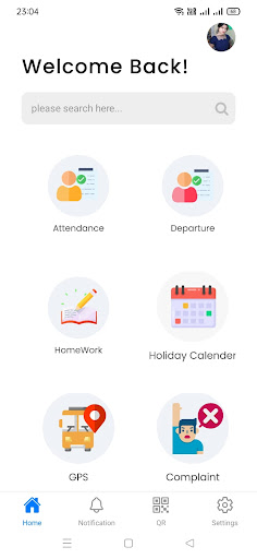 Android application Digitalfied School Management screenshort
