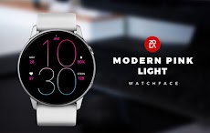 Modern Pink Light Watch Faceのおすすめ画像1