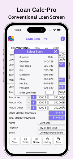 Loan Calc - Pro Screenshot 4 - AppWisp.com