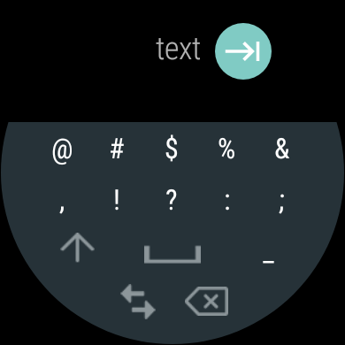 MultiTap Wear Keyboard Screen 3