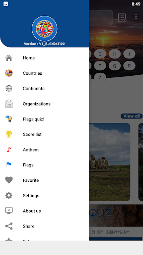 Countries Info Plus! Screen 3
