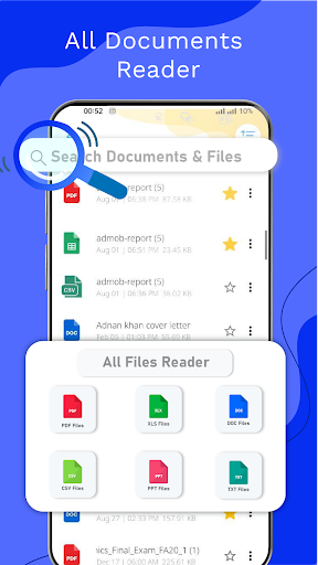 Android application Word, Excel, Pdf, PPT Reader's screenshort