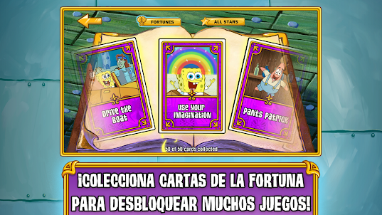 Los mini juegos de Bob Esponja