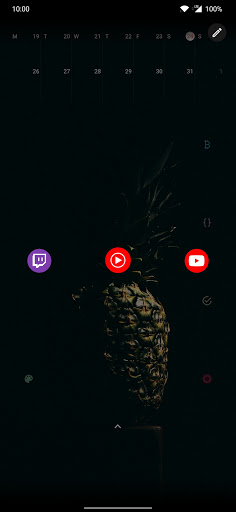 FLDR widget: apps folder Screen 3