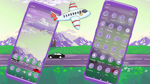 Android application Mountain Anime Theme screenshort