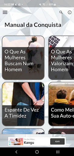 Android application Manual da Conquista e Sedução screenshort