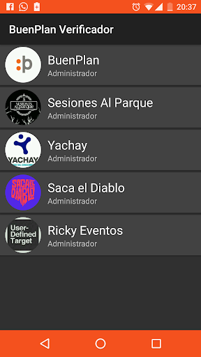 Android application BuenPlan Verificador Lite screenshort