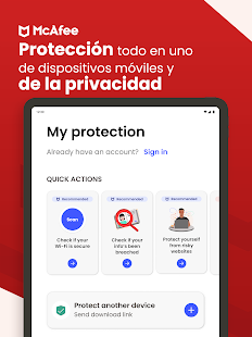 McAfee Security: Antivirus VPN Screenshot