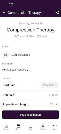 Healthspan Recovery Screen 3