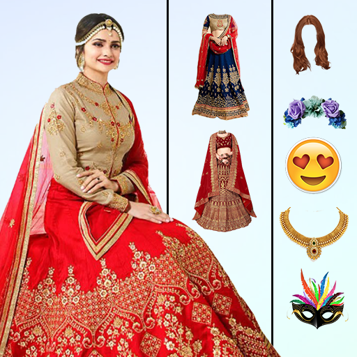 Women Lehenga Choli Photo Suit - AppWisp.com