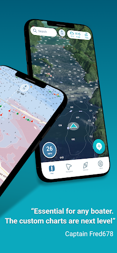 Wavve Boating: Marine Boat GPS Screen 2