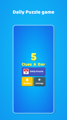 Android application 5 Clues A Day screenshort