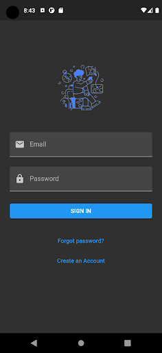 Android application flutter_counter screenshort
