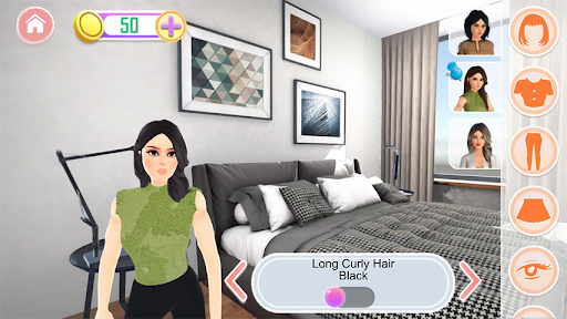 Talking Office Girl Screen 2