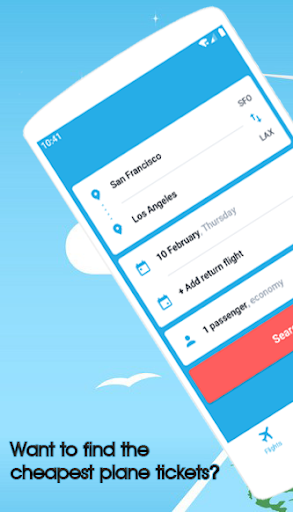 Android application Last Minute Tickets online screenshort