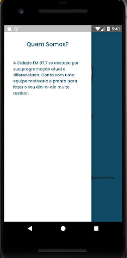 Rádio Cidade FM Screen 2